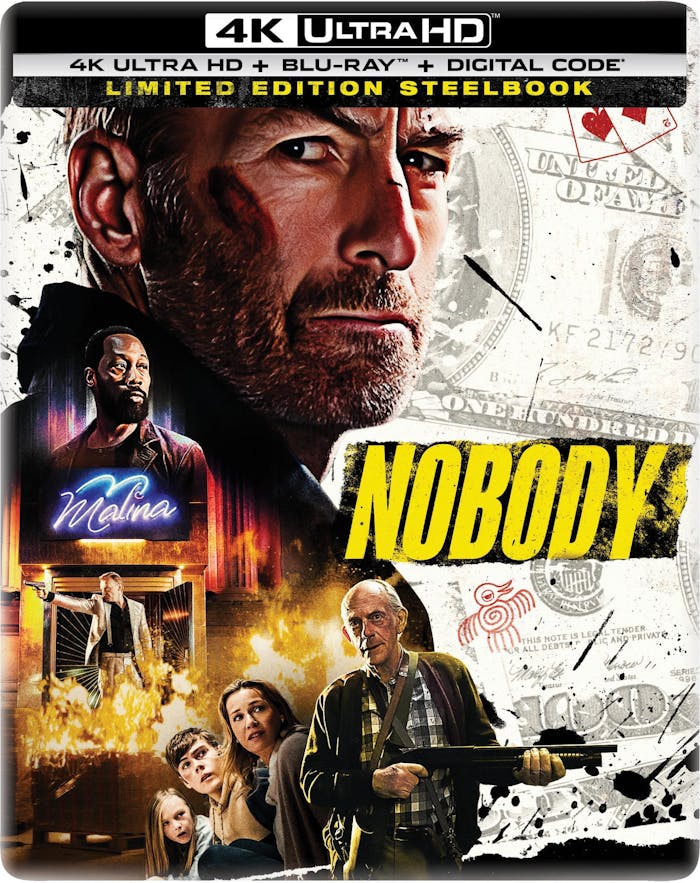 Nobody (Limited Edition 4K Ultra HD Steelbook + Blu-ray + Digital) [UHD]