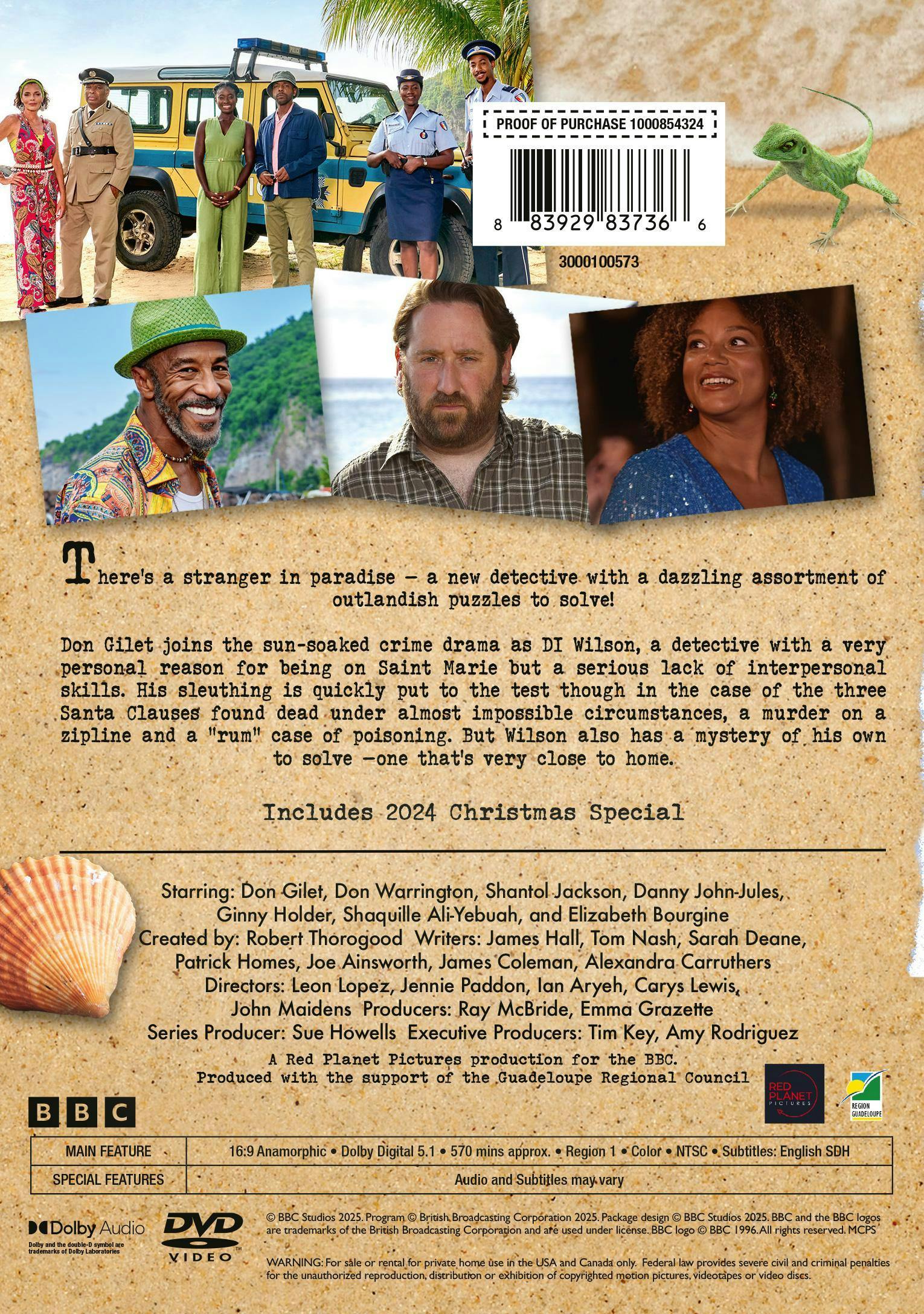 Amazon.com: Death In Paradise: Series Two [Import: Non-USA