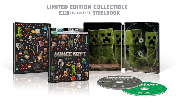 A Minecraft Movie (Limited Edition 4K Ultra HD Steelbook + Blu-ray) [UHD]