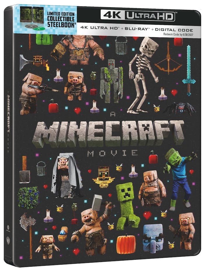 A Minecraft Movie (Limited Edition 4K Ultra HD Steelbook + Blu-ray) [UHD]