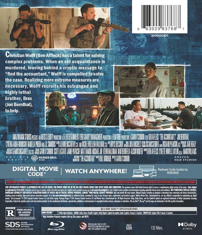 The Accountant 2 (Blu-ray + Digital) [Blu-ray]