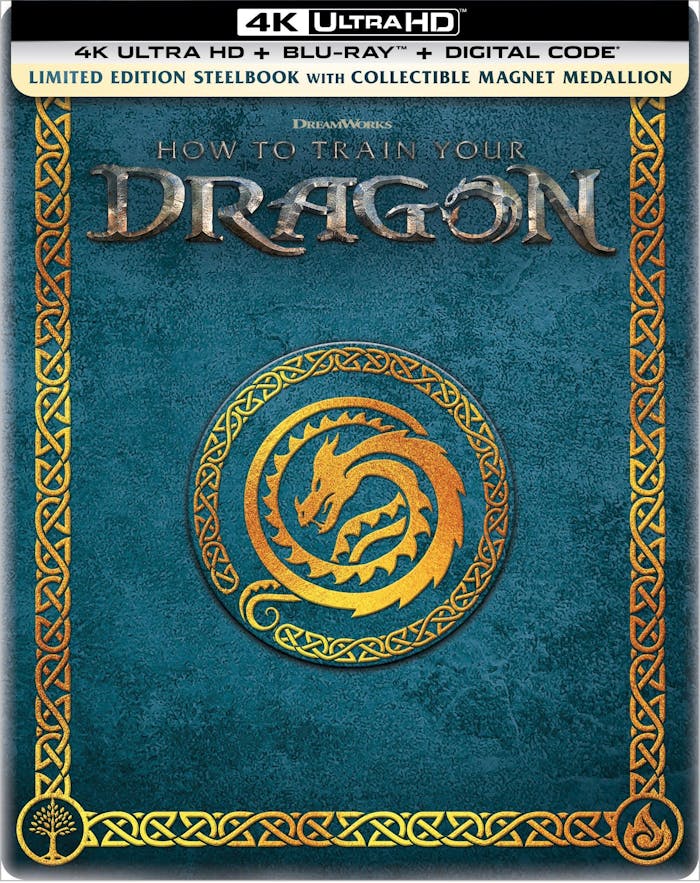 How To Train Your Dragon (Limited Edition 4K Ultra HD Steelbook + Blu-ray + Digital) [UHD]