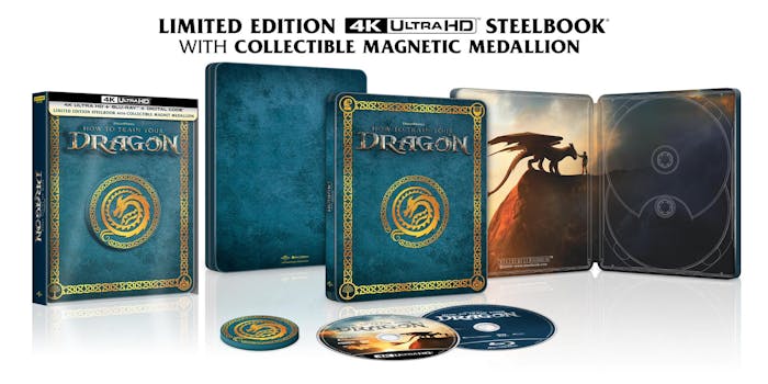 How To Train Your Dragon (Limited Edition 4K Ultra HD Steelbook + Blu-ray + Digital) [UHD]