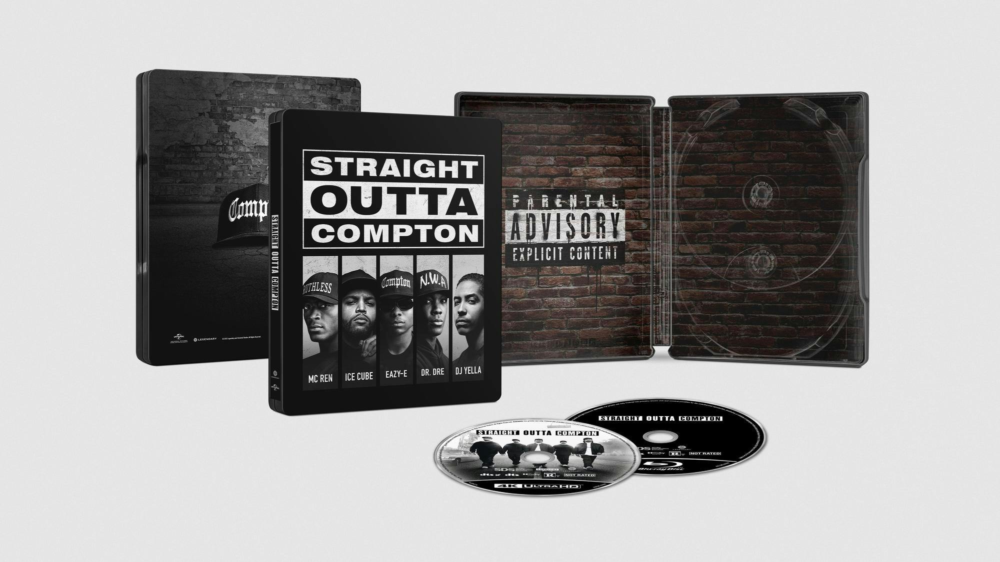 Straight Outta Compton 10th Anniversary Limited Edition 4K Ultra HD Steelbook Bluray Digital UHD