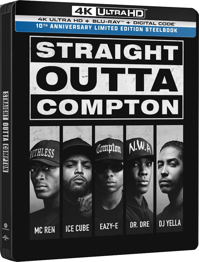 Straight Outta Compton - 10th Anniversary (Limited Edition 4K Ultra HD Steelbook + Blu-ray + Digital