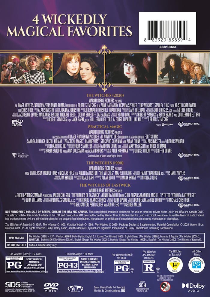 Witches 4-Film Collection [DVD]