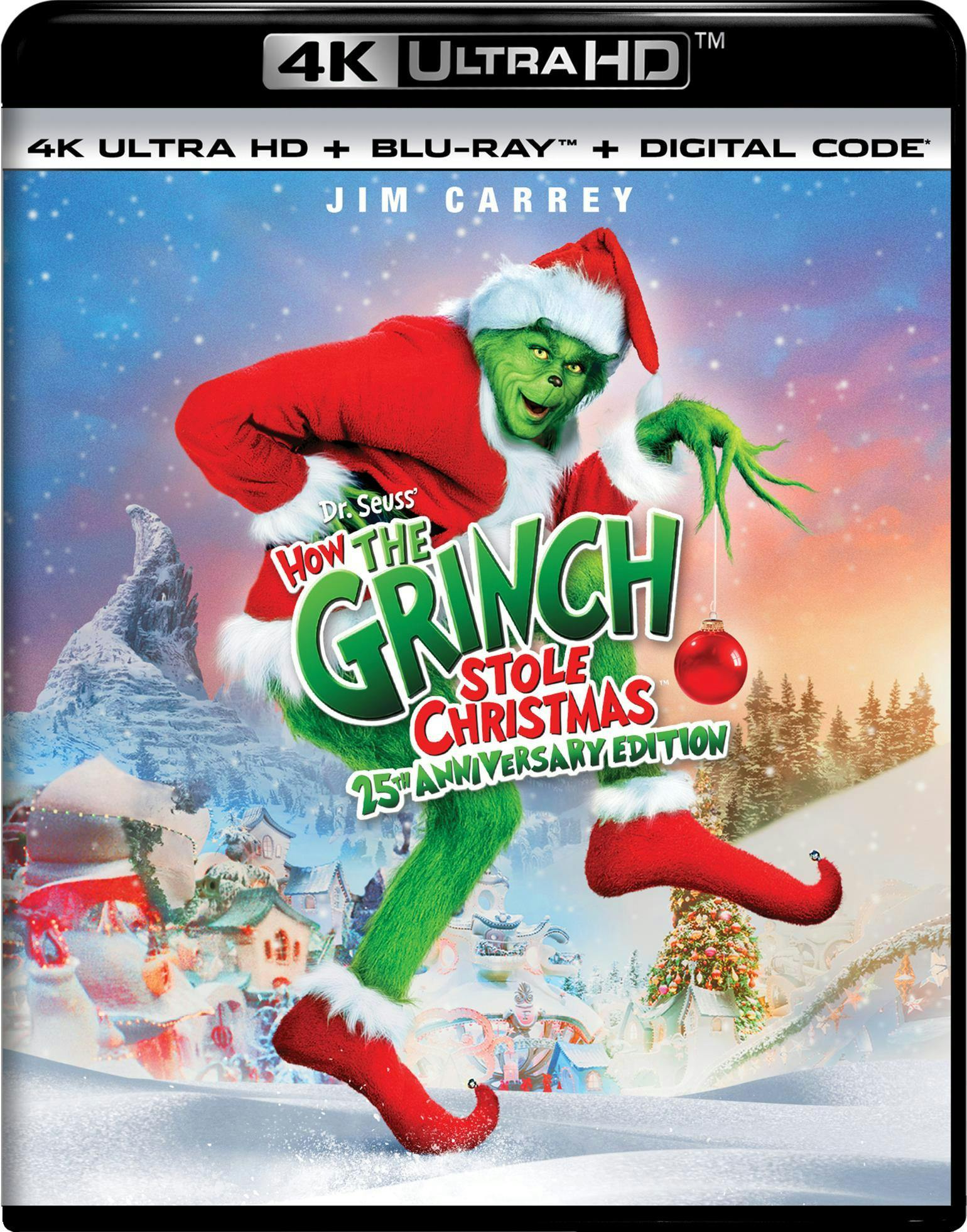 Dr. Seuss' How The Grinch Stole Christmas - 25th Anniversary Edition 4K Ultra HD + Blu-ray + Digital (4K Ultra HD + Blu-ray + Digital) - UHD