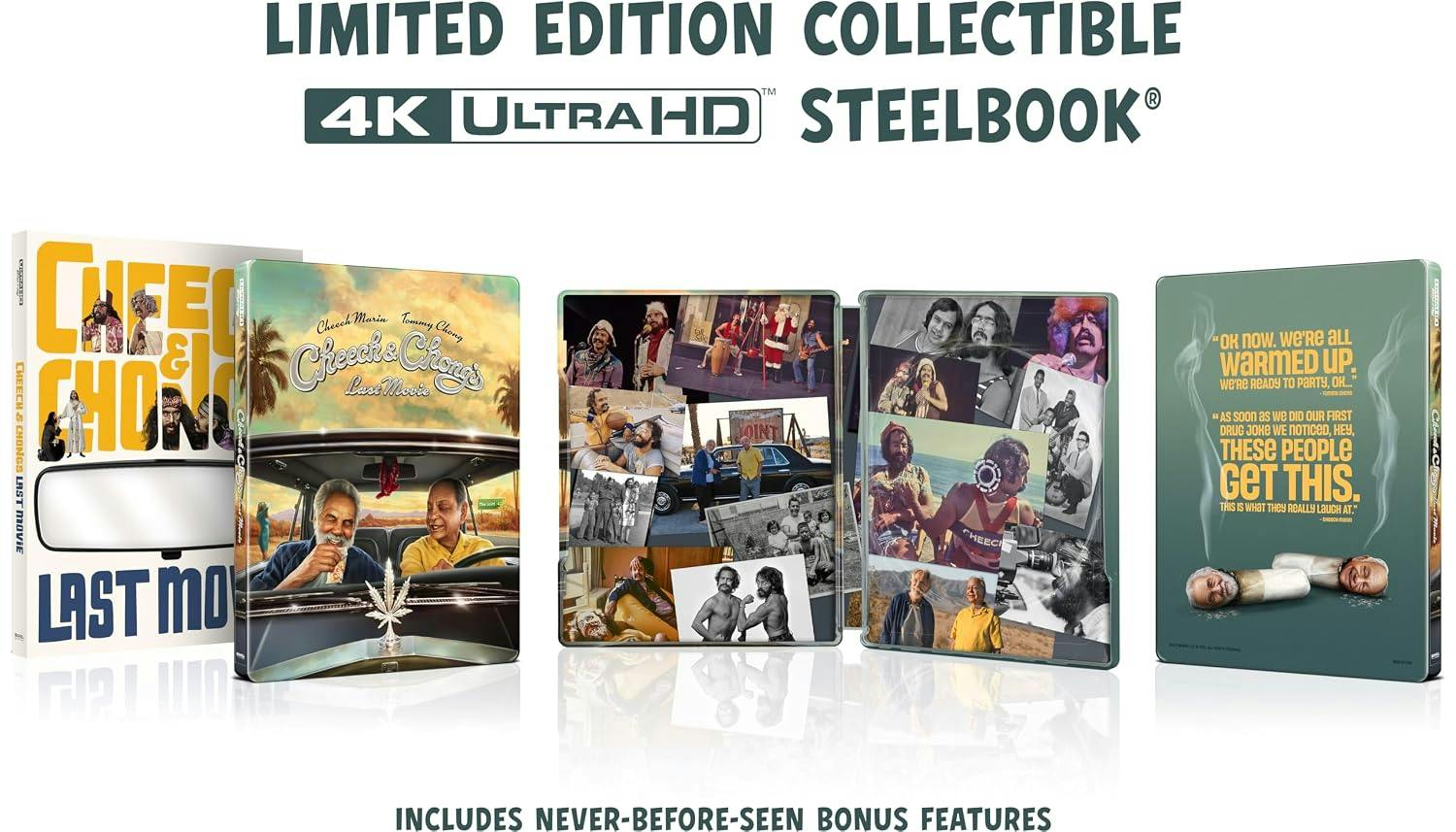 CHEECH & CHONG'S LAST MOVIE STEELBOOK (Limited Edition Steelbook) - UHD