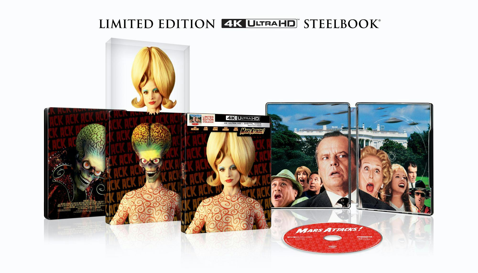 Mars Attacks! 4K UHD Blu-ray Steelbook NEW 883929842544| eBay
