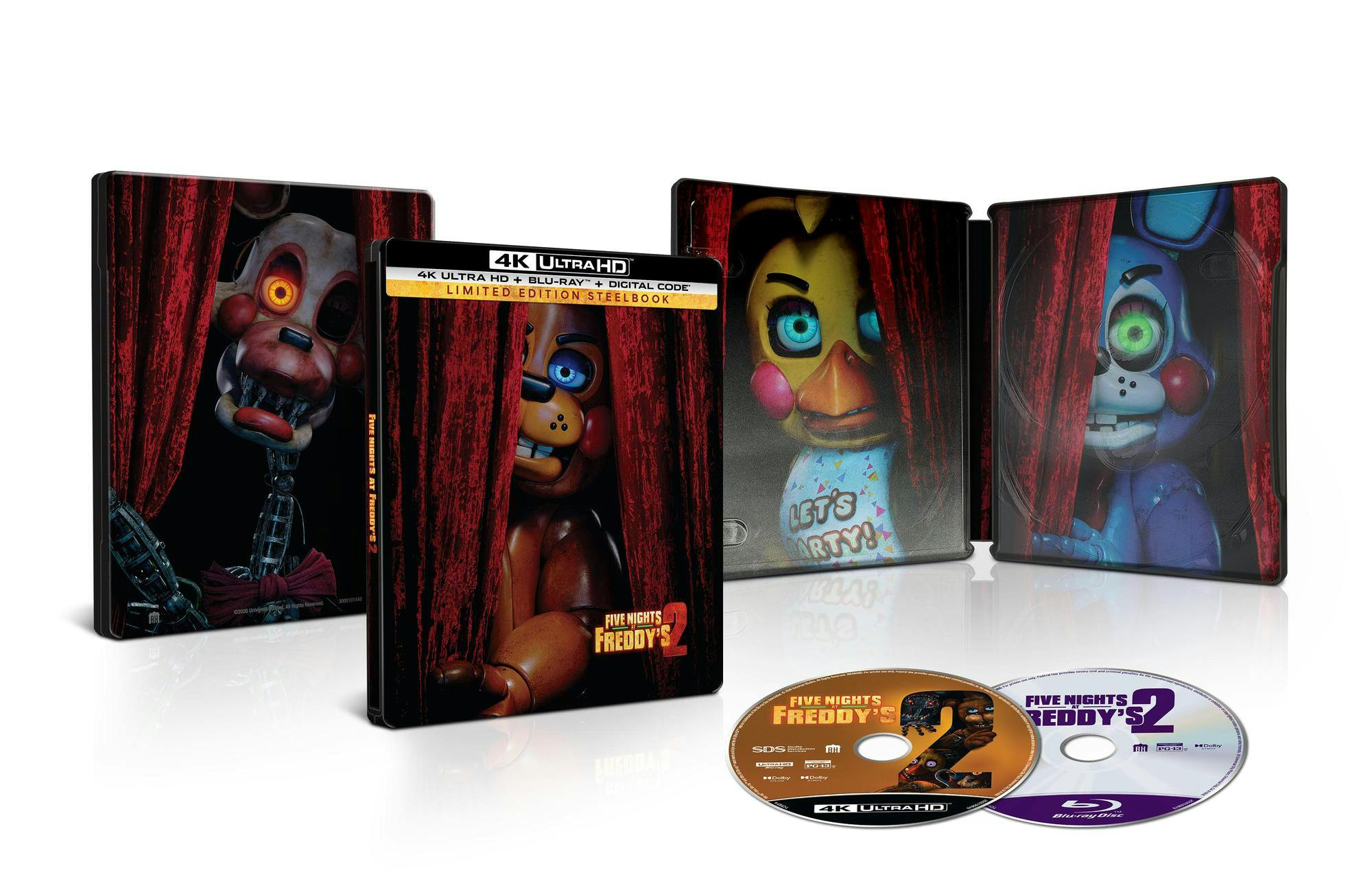Five Nights at Freddy's 2 (Limited Edition 4K Steelbook + Blu-ray) - UHD