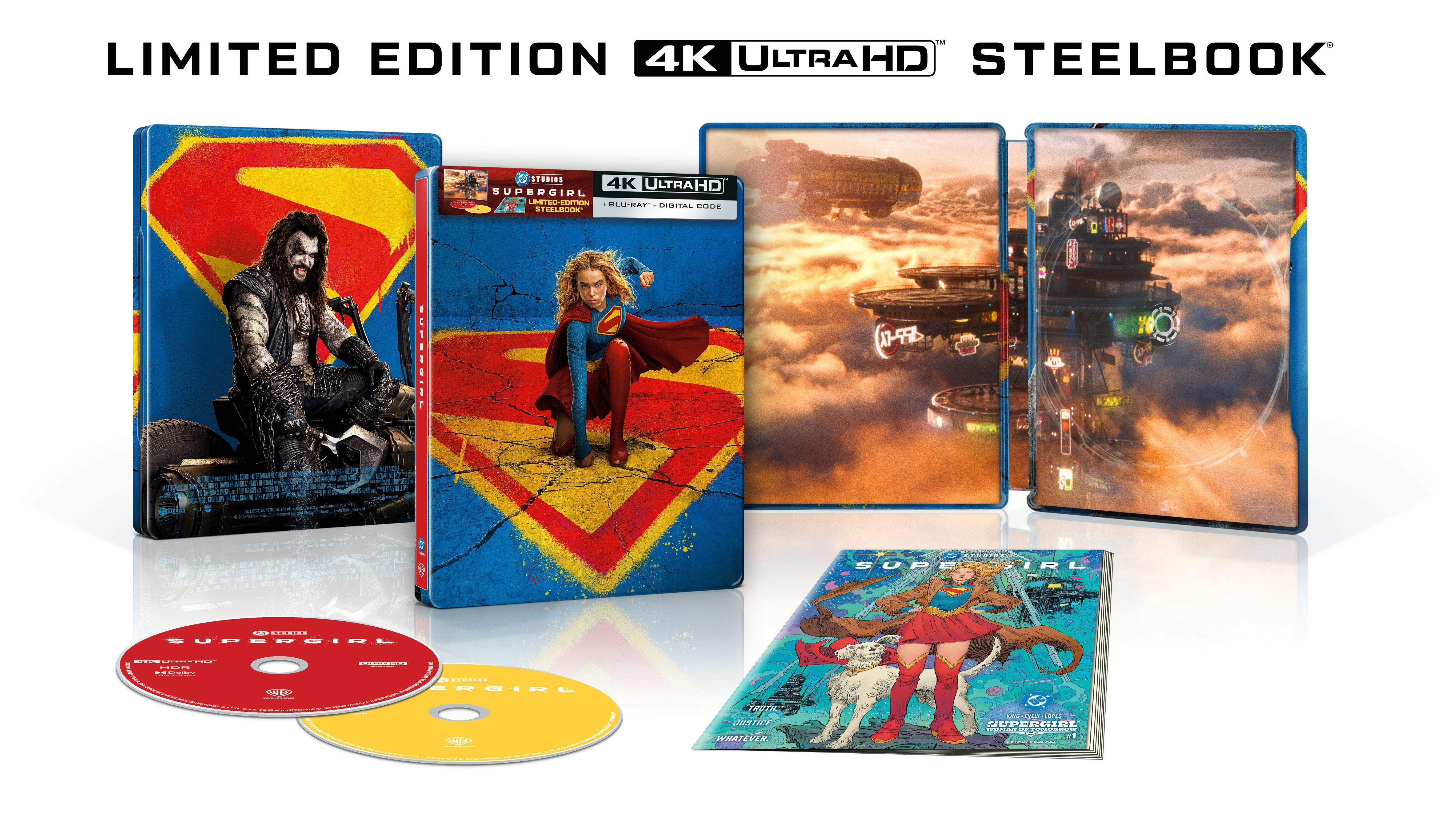 Supergirl (Limited Edition 4K Ultra HD Steelbook + Blu-ray + Digital) - UHD