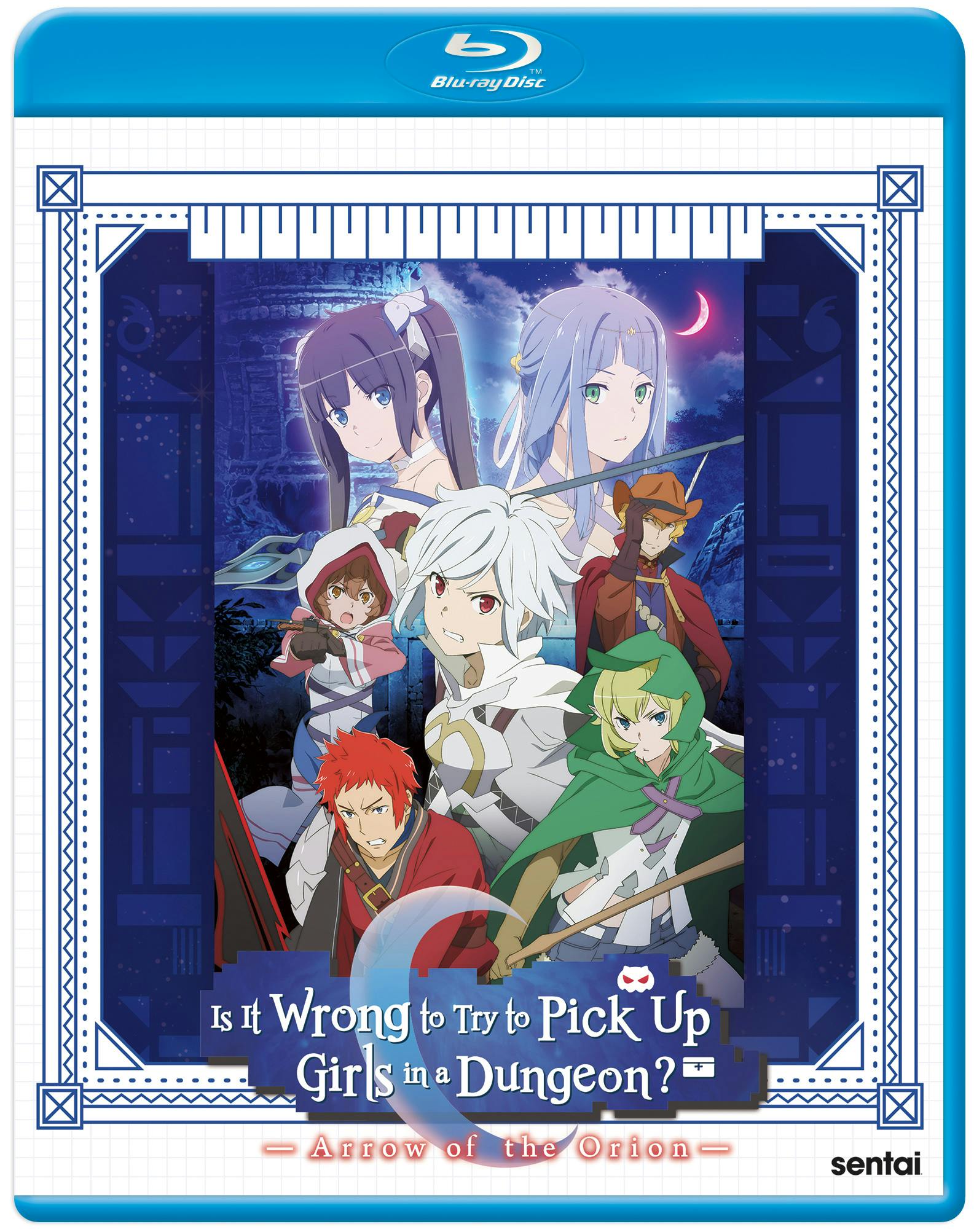 Is it Wrong to Try to Pick Up Girls in a Dungeon? : Arrow of the Orion aka Damachi - Blu-ray