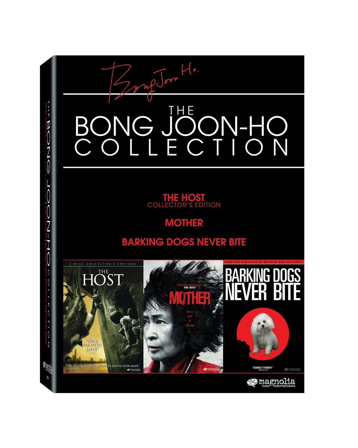 The Bong Joon-Ho Collection (The Host, Mother, Barking Dogs Never Bite) - DVD