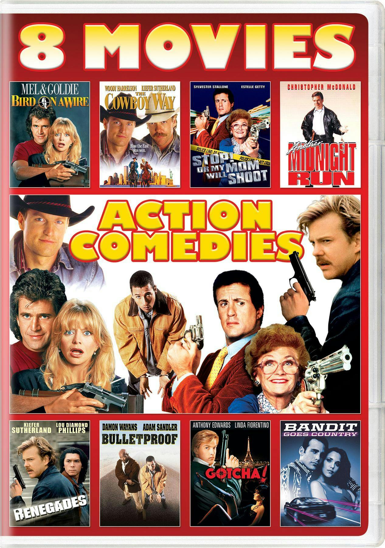 Action Comedies 8-Movie Collection - DVD