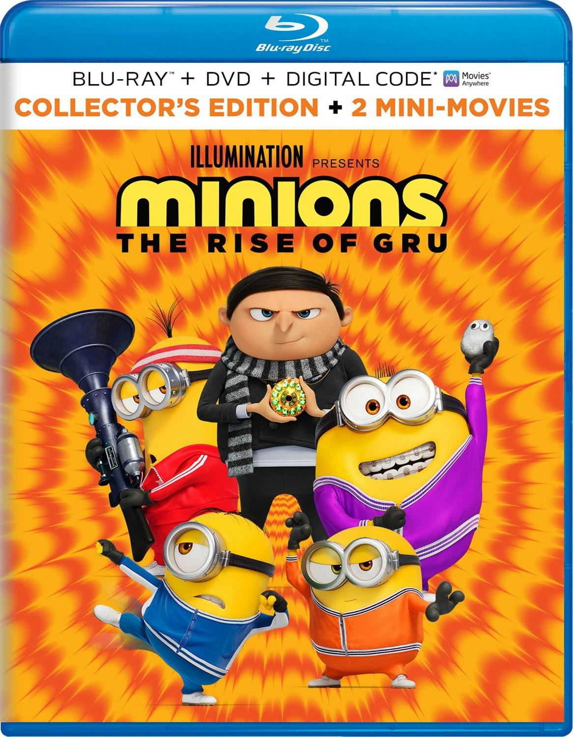 Minions: The Rise of Gru (Blu-ray + DVD + Digital Copy) - Blu-ray  - Animation Movies on Blu-ray - Movies on GRUV