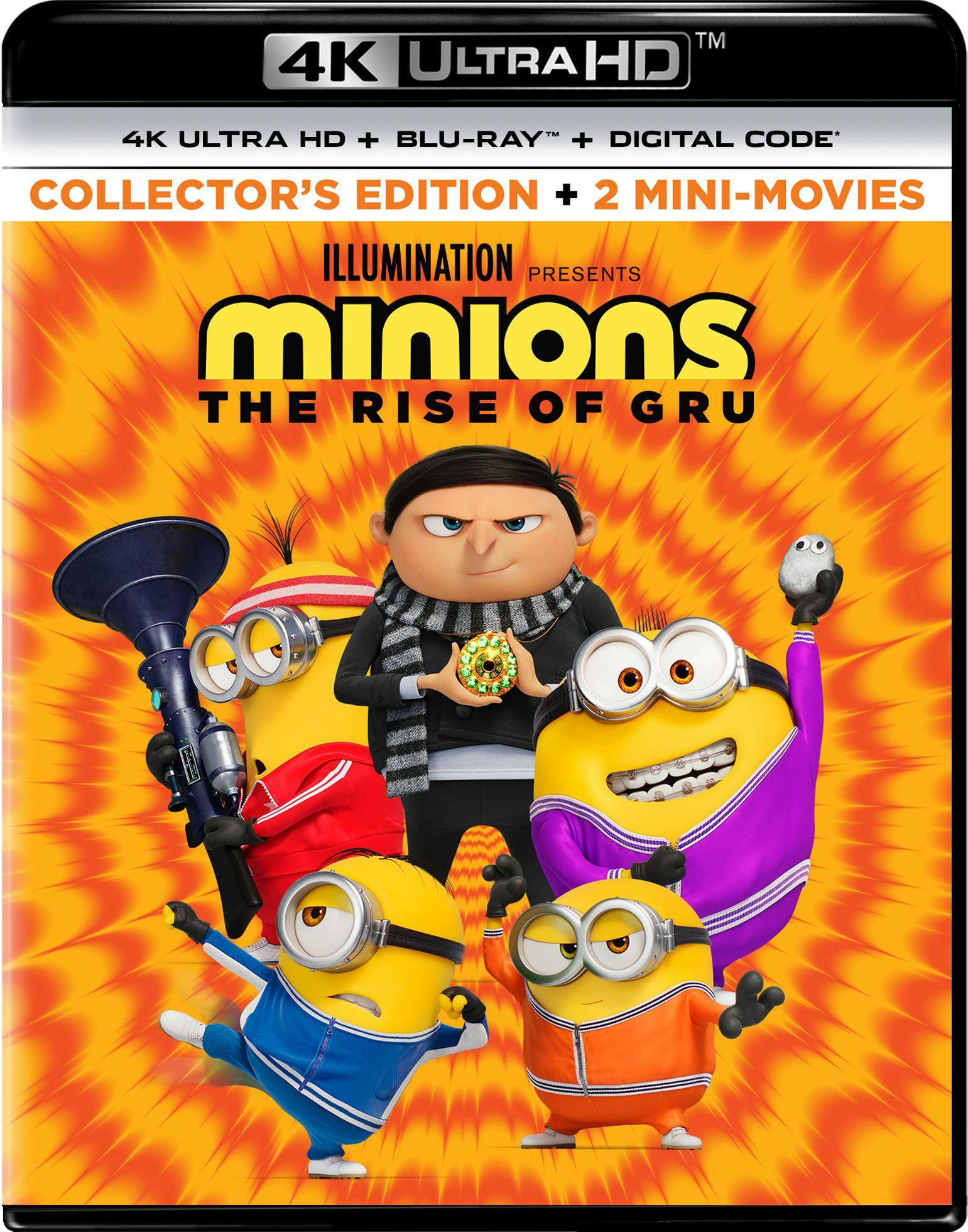 Minions: The Rise of Gru (4K Ultra HD + Blu-ray) - UHD  - Animation Movies on 4K Ultra HD Blu-ray - Movies on GRUV