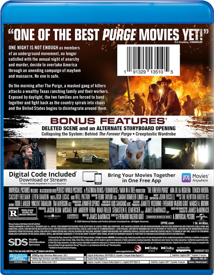 The Forever Purge (with DVD) [Blu-ray]