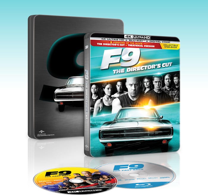 F9: The Fast Saga - Limited Edition Steelbook 4K Ultra HD + Blu-ray + Digital [UHD]