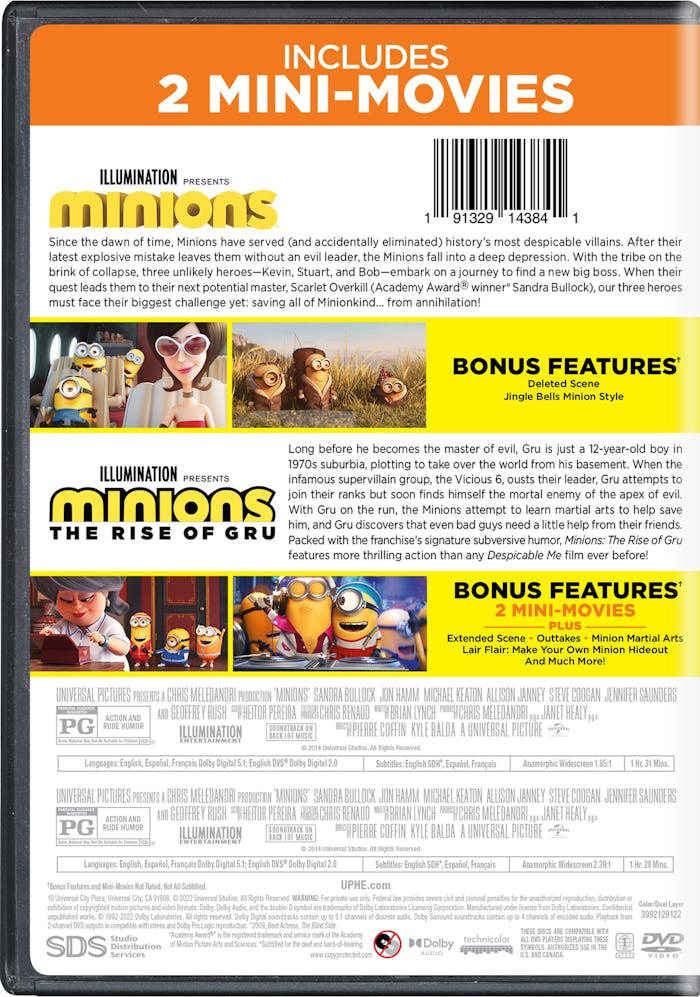 Minions: 2-movie Collection (DVD Double Feature) [DVD]