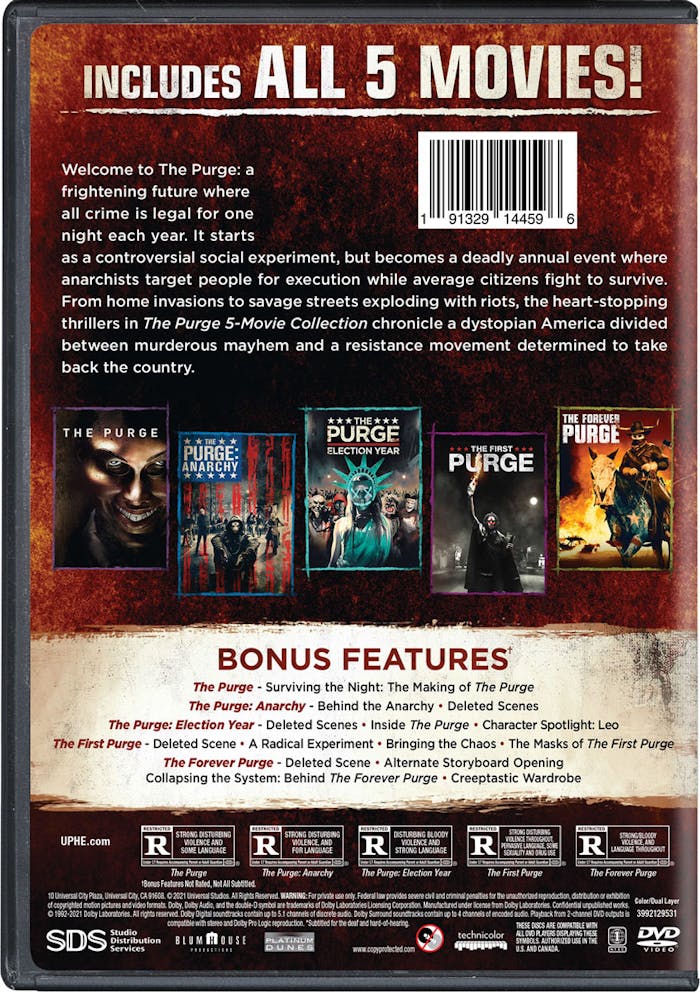 The Purge: 5-movie Collection (Box Set) [DVD]
