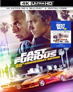 The Fast and the Furious - 20th Anniversary Limited Edition Steelbook (4K UHD + Blu-ray) [UHD]
