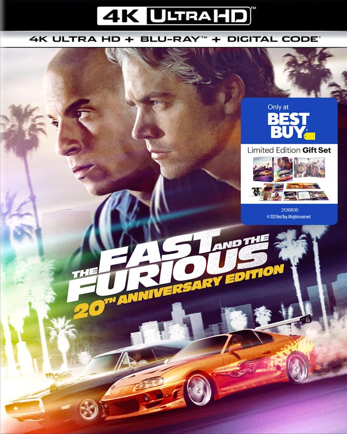 The Fast and the Furious - 20th Anniversary Limited Edition Steelbook (4K UHD + Blu-ray) [UHD]