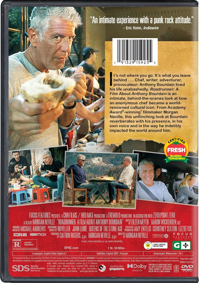 Roadrunner - A Film About Anthony Bourdain [DVD]