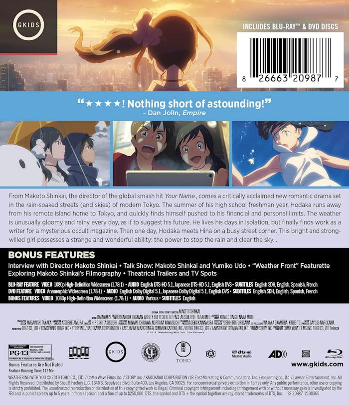 Weathering With You - Blu-ray + DVD [Blu-ray]