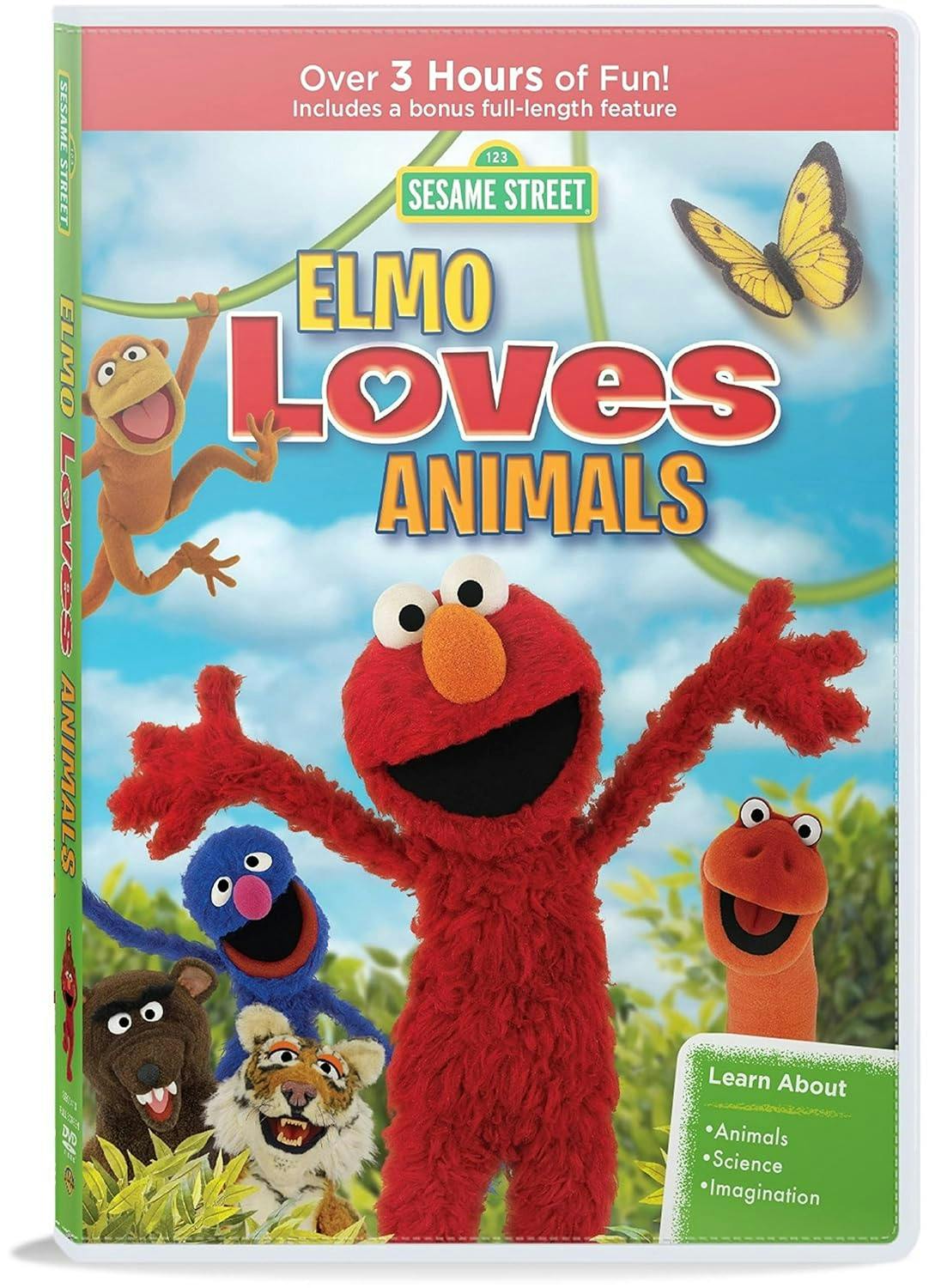Sesame Street: Elmo Loves Animals - DVD