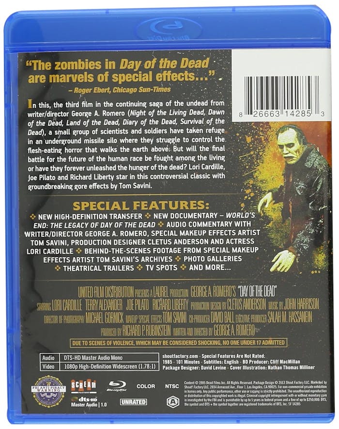 Day of the Dead - Collector's Edition [Blu-ray]