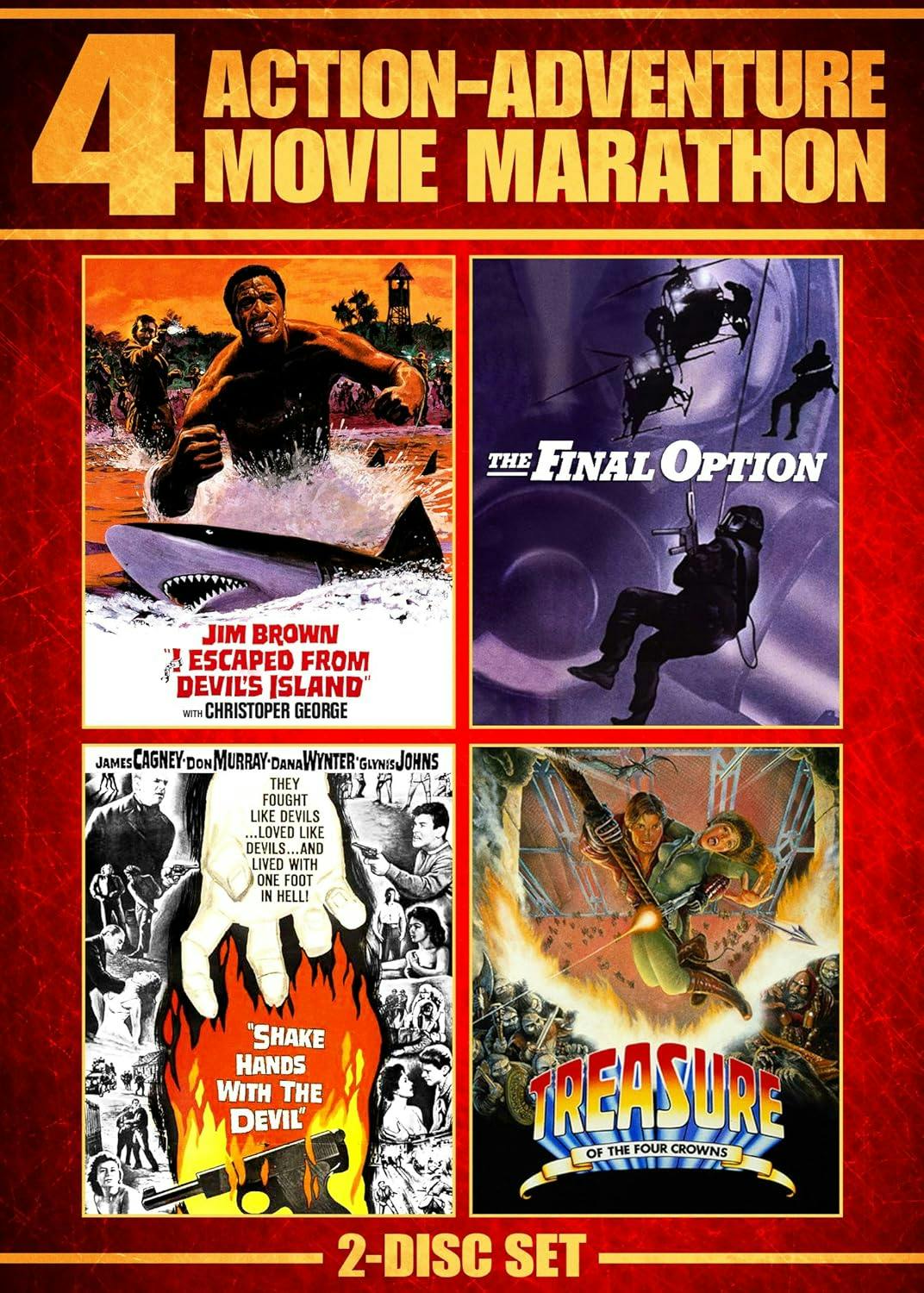 Action-Adventure 4-Movie Marathon - DVD