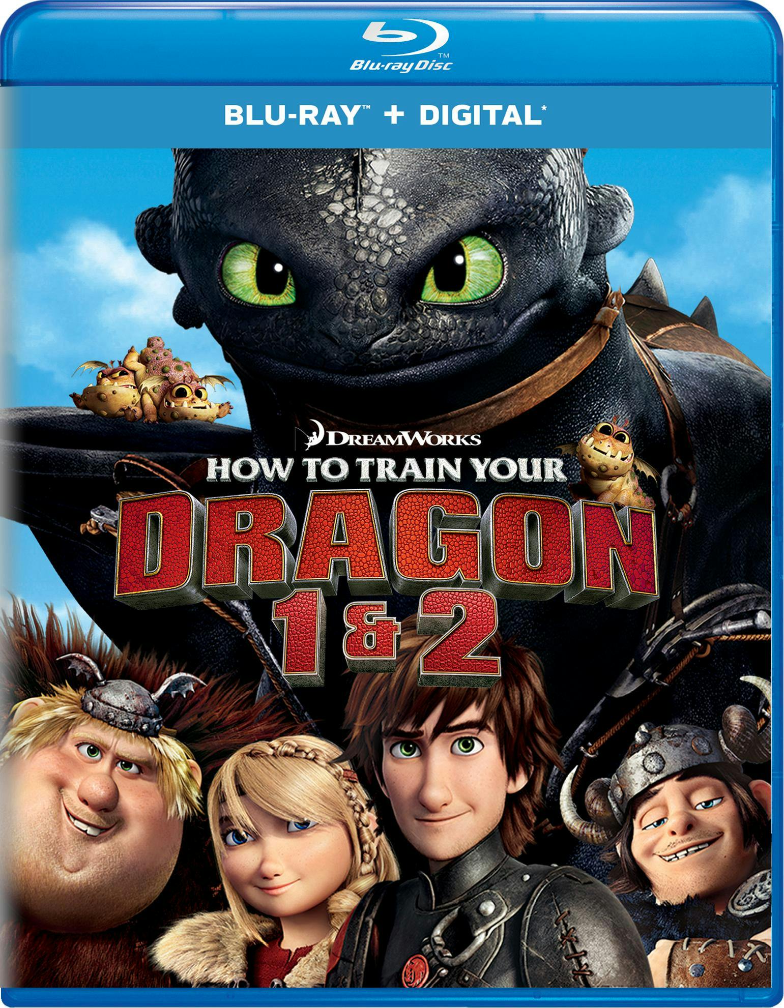 How to Train Your Dragon 1 & 2 (Blu-ray New Box Art) - Blu-ray - Children Movies on Blu-ray - Movies on GRUV