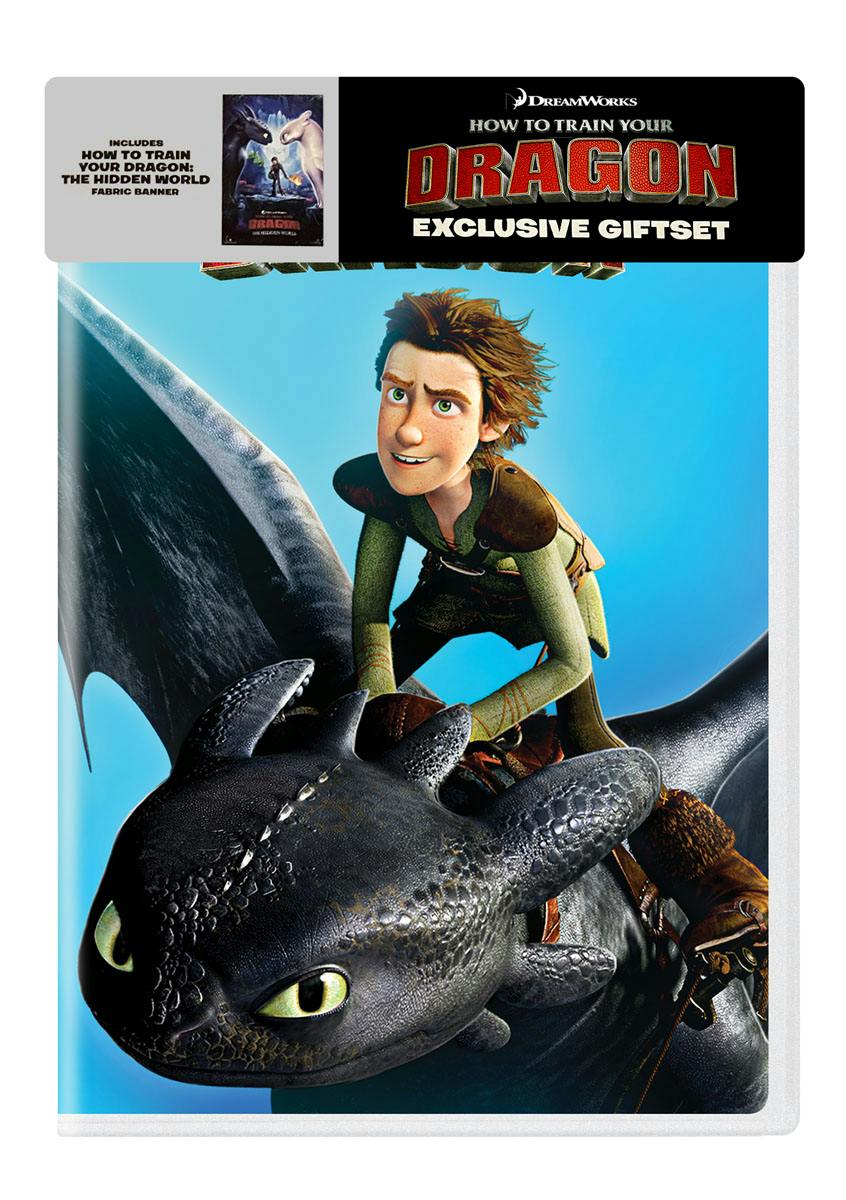How To Train Your Dragon Gift Set (Includes Fabric Banner) - DVD - Children Movies on DVD - Movies on GRUV