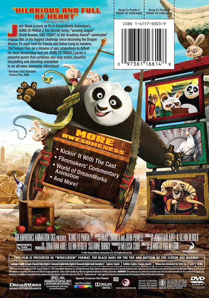 Kung Fu Panda 2 (2011) [DVD]