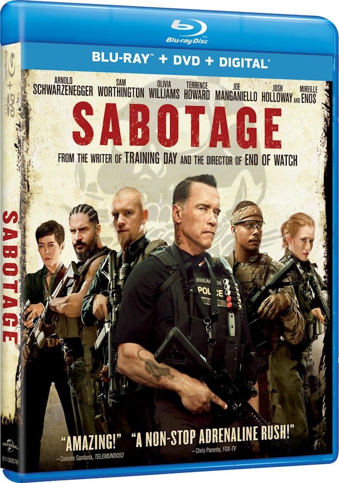 Sabotage (DVD + Digital + Ultraviolet) [Blu-ray]