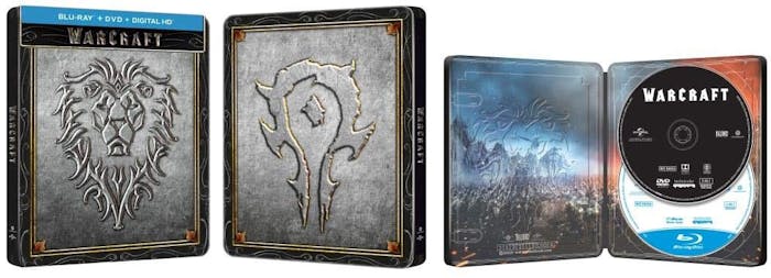 Warcraft: The Beginning (Steelbook DVD + Digital) [Blu-ray]