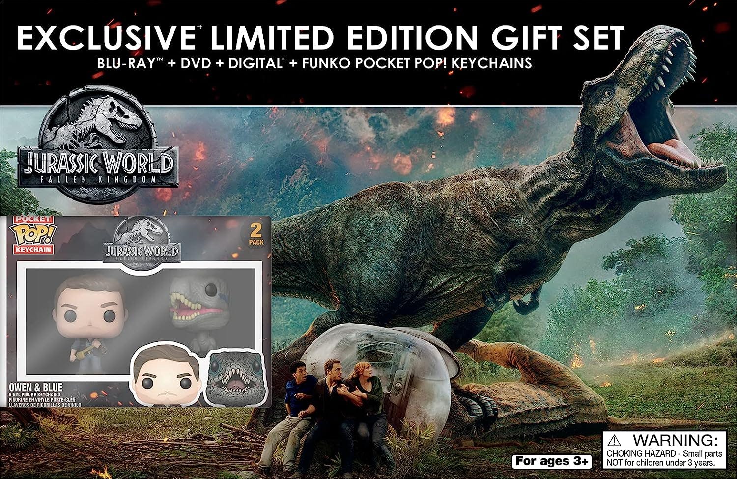 Jurassic World - Fallen Kingdom (Exclusive Limited Edition Gift Set)  [Blu-ray]