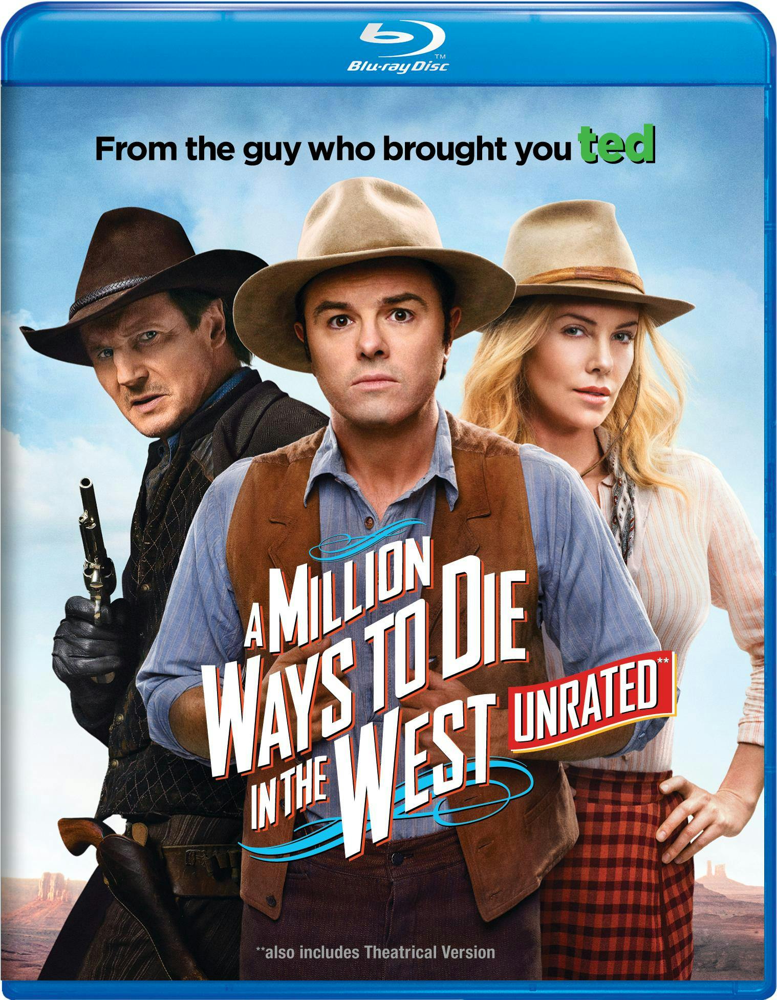 A Million Ways to Die in the West (Blu-ray Unrated) - Blu-ray - Comedy Movies on Blu-ray - Movies on GRUV