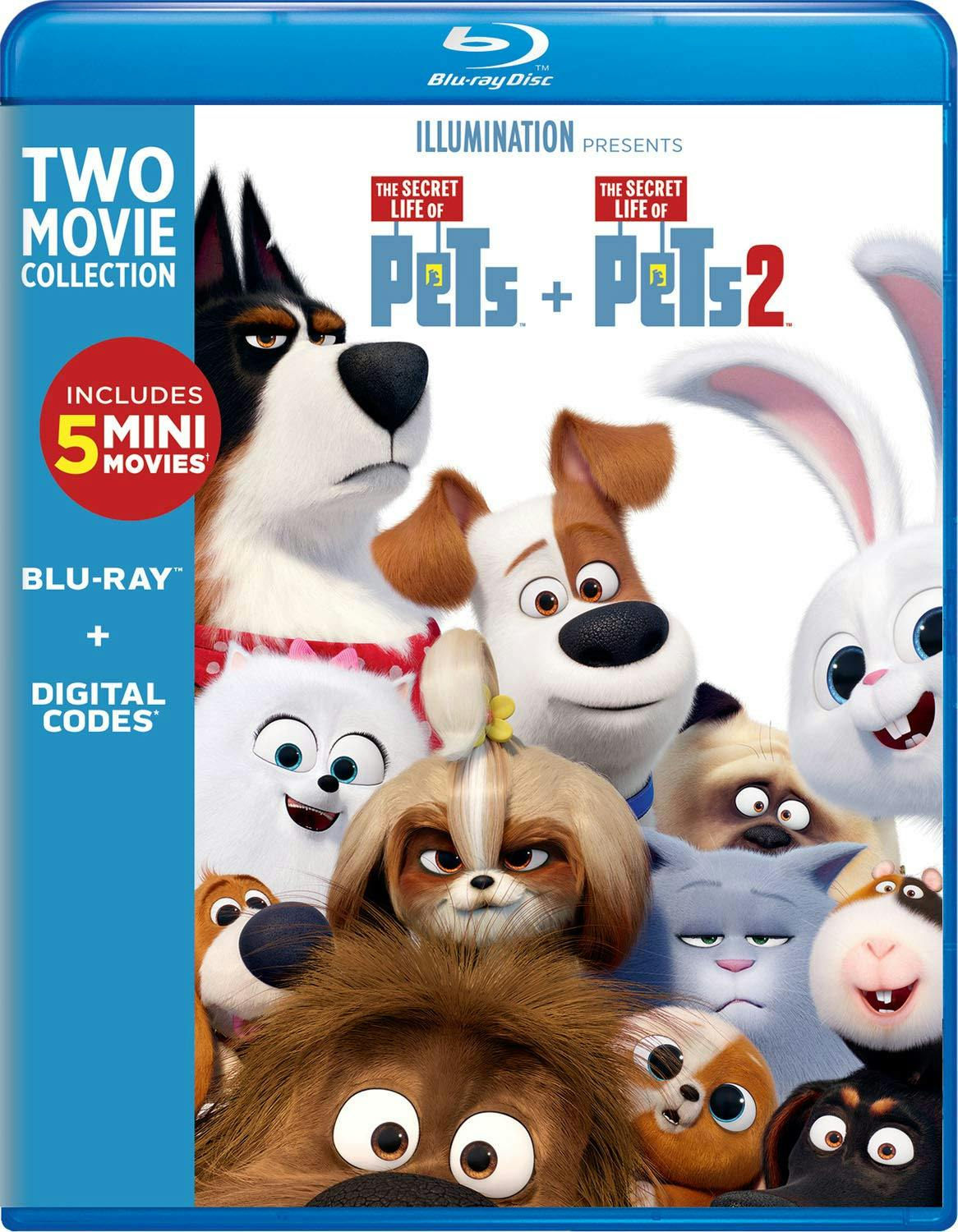 The Secret Life of Pets 1 u0026 2 (Blu-ray Double Feature) [Blu-ray]