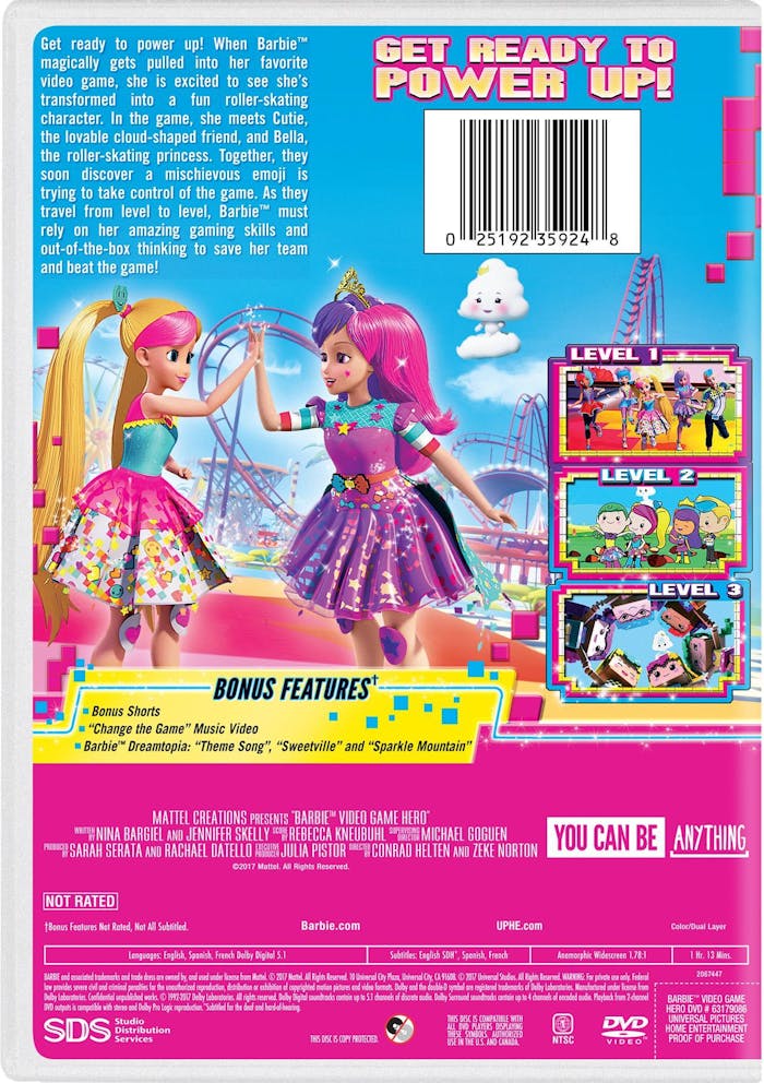 Barbie: Video Game Hero (DVD + Digital HD) [DVD]