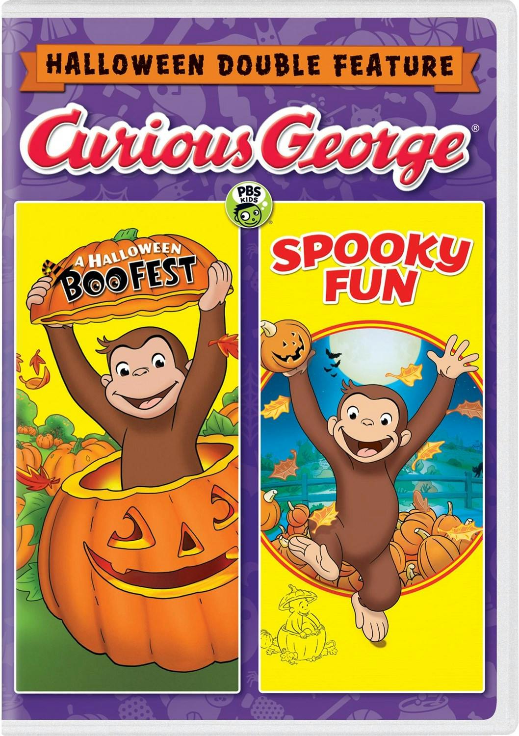 Curious George: A Halloween boo fest/Spooky fun (DVD Double Feature) - DVD  - Children Movies on DVD - Movies on GRUV