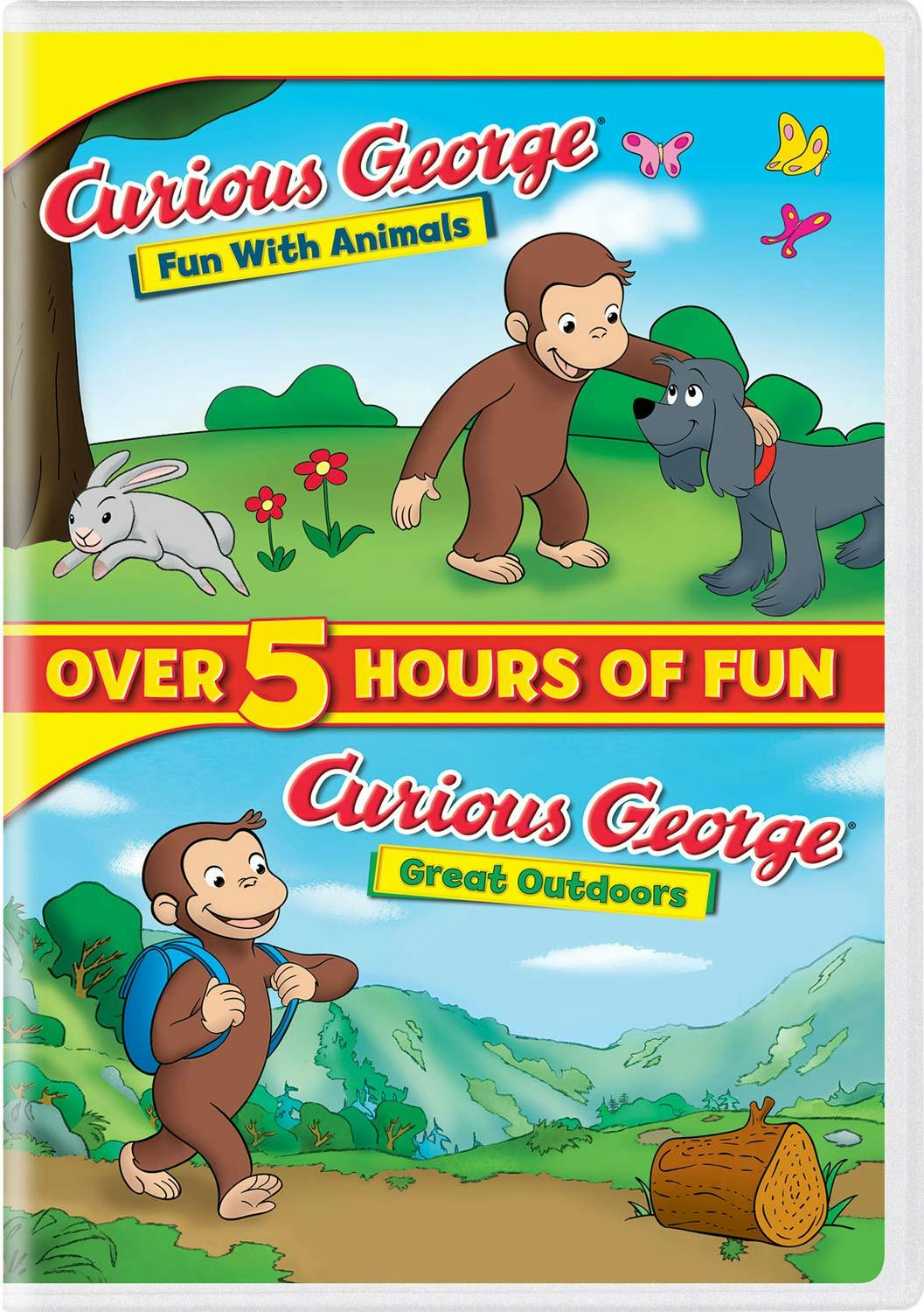 Curious George: Fun with Animals / Great Outdoors - DVD - Children Movies on DVD - Movies on GRUV