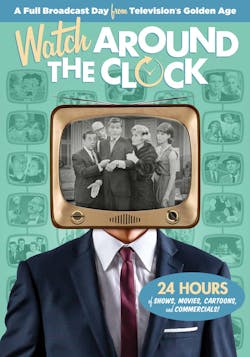 Watch Around The Clock: 24 Hours of TV (DVD + Digital HD) [DVD]