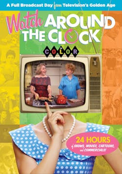 Watch Around The Clock: 24 Hours of TV in Color (DVD + Digital HD) [DVD]