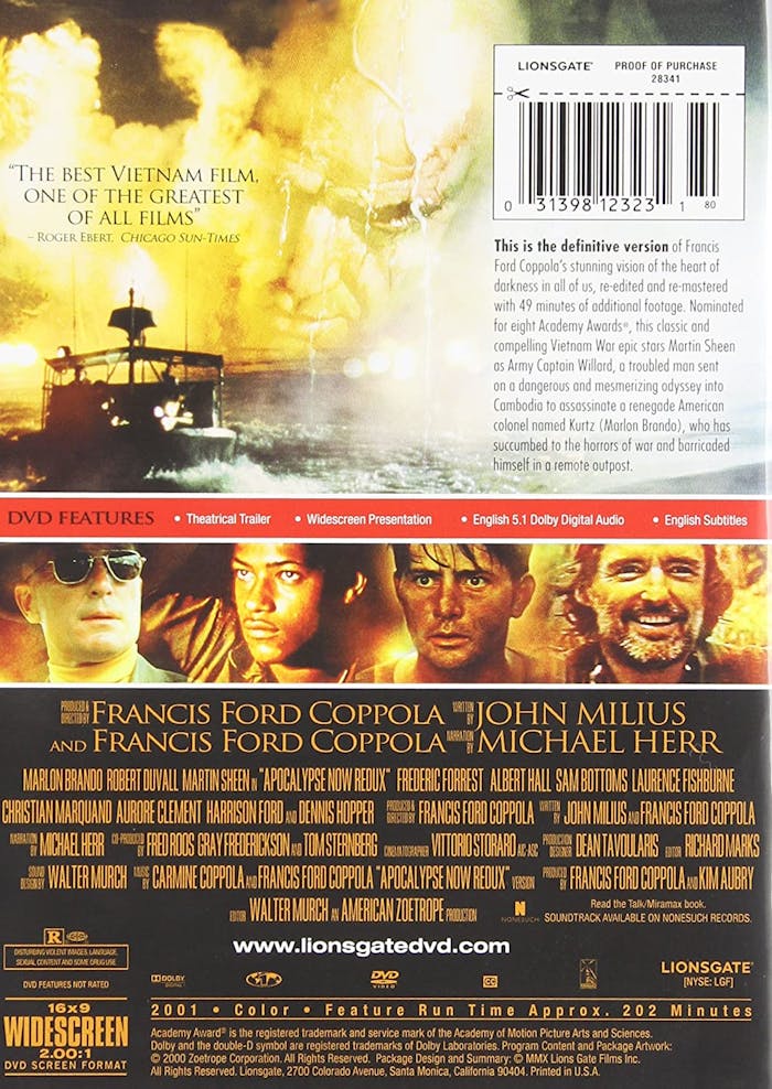 Apocalypse Now (DVD Redux) [DVD]