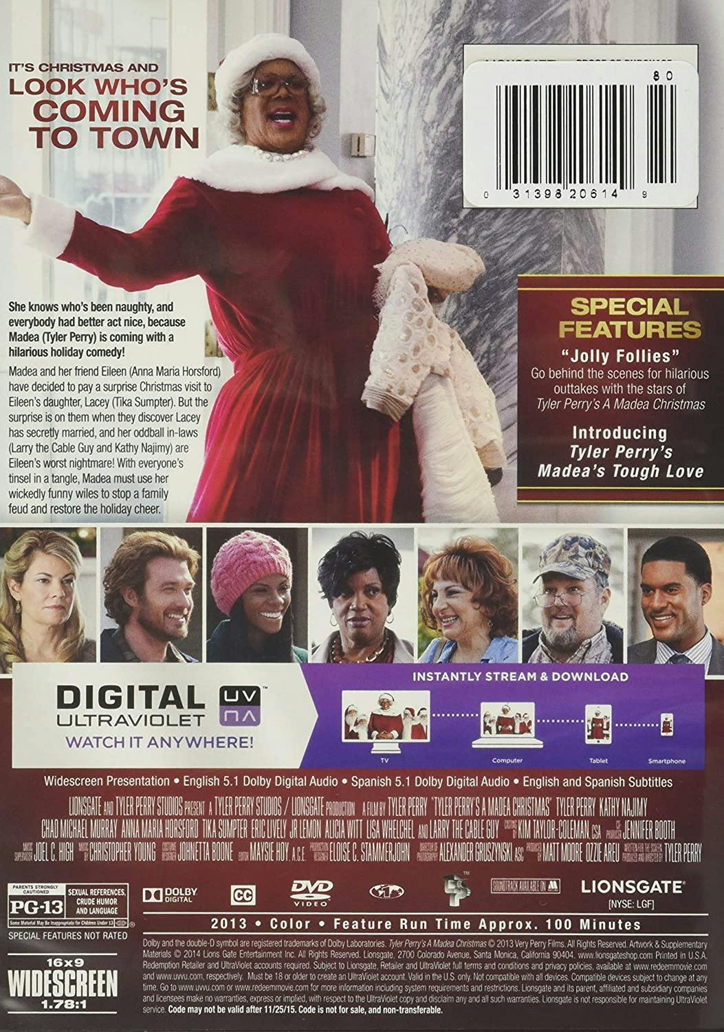 Buy Tyler Perry s a Madea Christmas DVD Digital Copy DVD GRUV