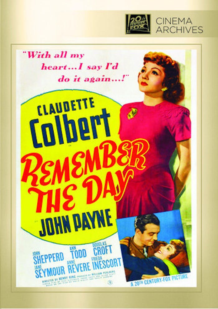 Remember The Day [DVD]