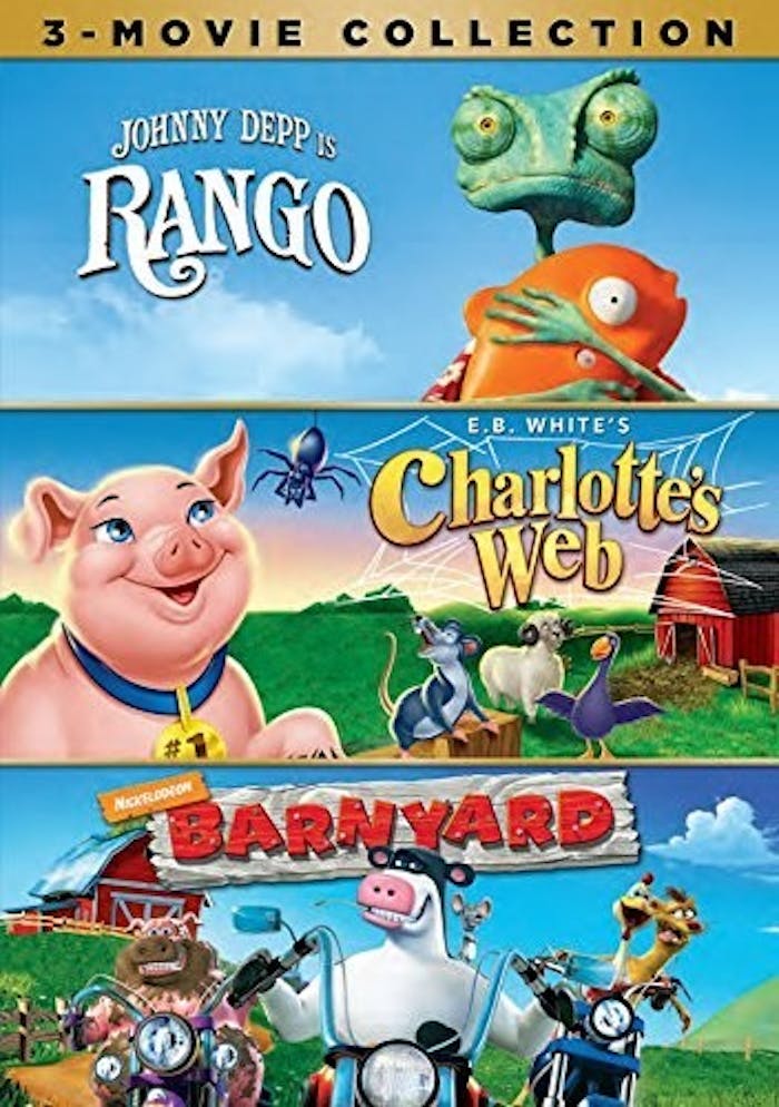 Rango / Charlotte's Web / Barnyard [DVD]