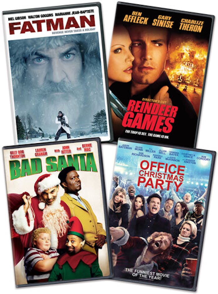 Fatman / Reindeer Games / Bad Santa / Office Xmas [DVD]