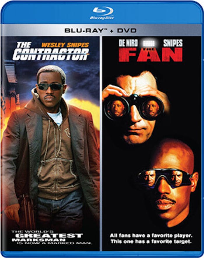 Wesley Snipes + Dvd - The Fan, The Contractor [Blu-ray]